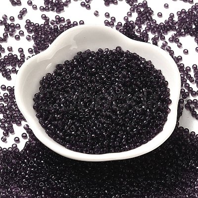 Transparent Colours Glass Round Seed Beads SEED-B001-06A-06-1