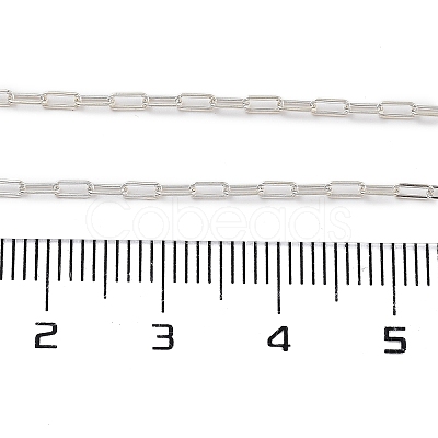 925 Sterling Silver Paperclip Chains STER-P064-02P-1