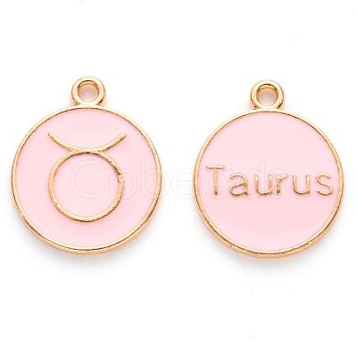 Alloy Enamel Pendants X-ENAM-S124-01A-09C-1