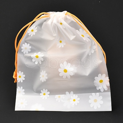 Plastic Frosted Drawstring Bags ABAG-M003-01A-05-1