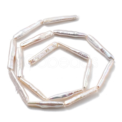 Natural Baroque Keshi Pearl Beads Strands PEAR-P064-05D-06A-1