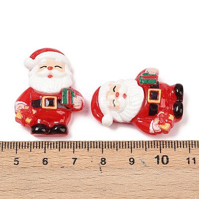 Christmas Opaque Resin Cabochons CRES-Z015-01C-1