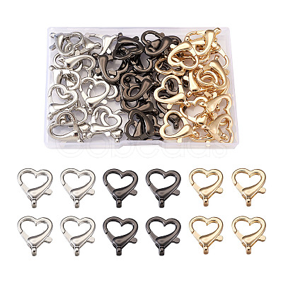 Alloy Lobster Claw Clasps PALLOY-KS0001-04-RS-1