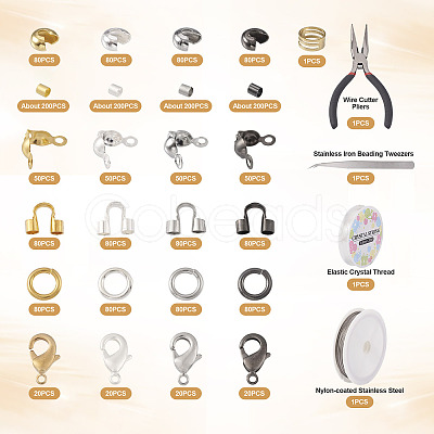 DIY Jewelry Making Findings Kit DIY-YS0001-68-1