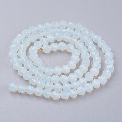 Opalite Beads Strands X-EGLA-J042-6mm-31-1