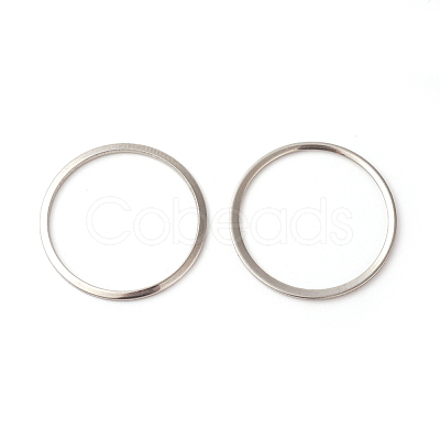 Tarnish Resistant 201 Stainless Steel Linking Rings STAS-F192-001P-02-1