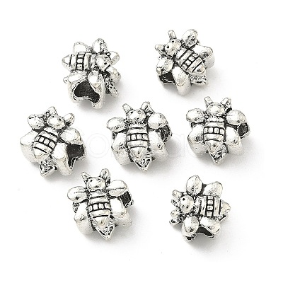 Alloy European Beads PALLOY-S079-078AS-1