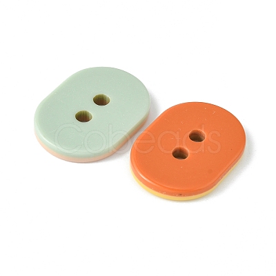 2-Hole Resin Buttons RESI-X0001-44-1