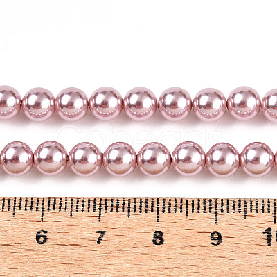 Glass Pearl Beads Strands HY-G002-01C-14-1