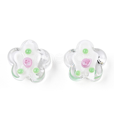 Handmade Bumpy Lampwork Beads LAMP-N024-04-1