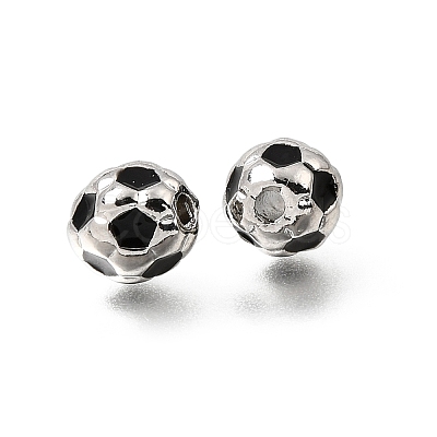 Brass Enamel Beads KK-Z163-06P-B01-1