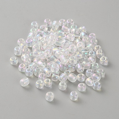 Transparent Glass Seed Beads GLAA-WH0032-34I-1