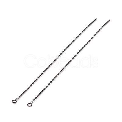 304 Stainless Steel Stud Earring Finding STAS-E161-06EB-1
