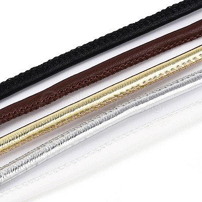 5M 5 Colors Round PU Leather Cord LC-N006-02B-1