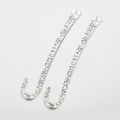 Tibetan Style Alloy Bookmark Findings PALLOY-K110-18AS-RS-1