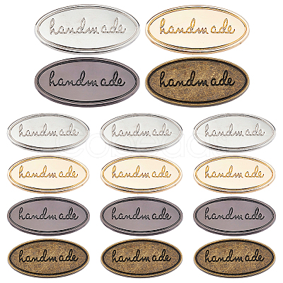 16Pcs 4 Colors Iron Decorative Buckles IFIN-FH0001-93-1