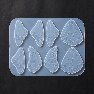 DIY Butterfly Wing Pendant Silicone Molds DIY-F134-04B-1