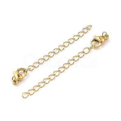 Ion Plating(IP) 304 Stainless Steel Curb Chain Extender High Polished STAS-A097-02D-G-1