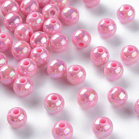 Opaque Acrylic Beads X-MACR-S370-D8mm-A02-1