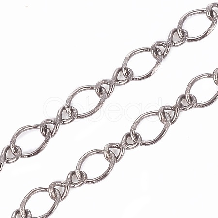 Brass Twisted Figure 8 Chains CH046-BP-1