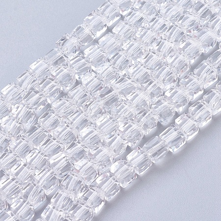 Glass Bead Strands GLAA-R041-4x4mm-24-1