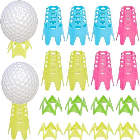 CHGCRAFT 17Pcs Plastic Golf Tee AJEW-CA0001-42-1