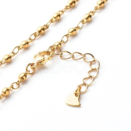 304 Stainless Steel Link Chain Necklaces NJEW-JN03609-1