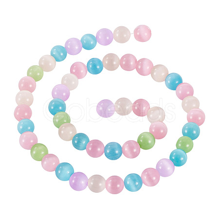 1Strand Cat Eye Beads Strands CE-TA0013-57B-1