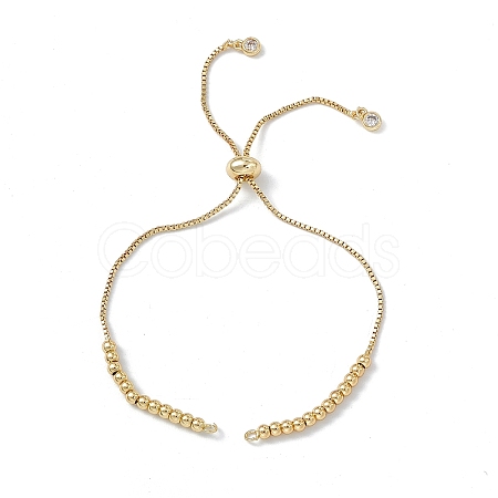 Brass Rhinestone Slider Bracelet Makings KK-E068-VD014-2-1