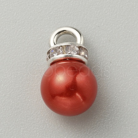 ABS Plastic Imitation Pearl Charms KY-TAC0011-03P-04-1
