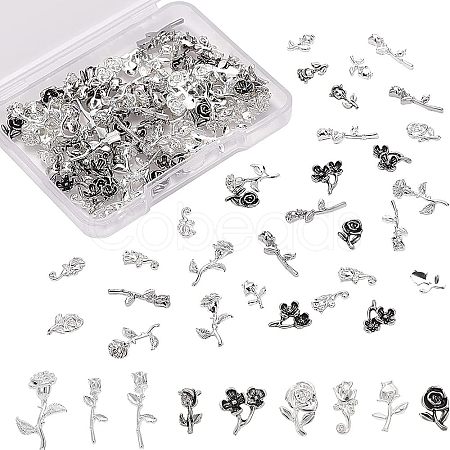 Alloy Cabochons MRMJ-OC0001-50-RS-1