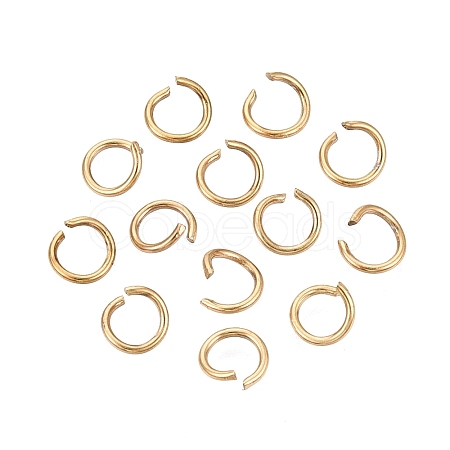 304 Stainless Steel Open Jump Rings STAS-Q113-7x1.0mm-02G-1