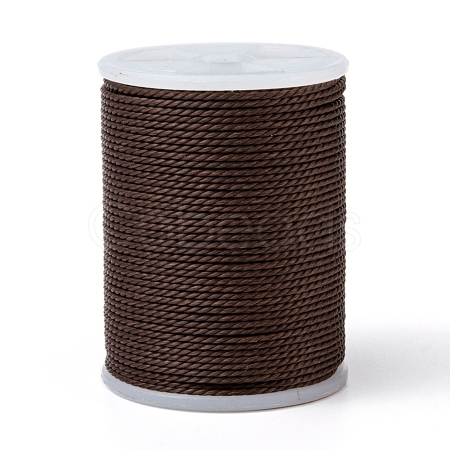 Round Waxed Polyester Cord YC-G006-01-1.0mm-36-1