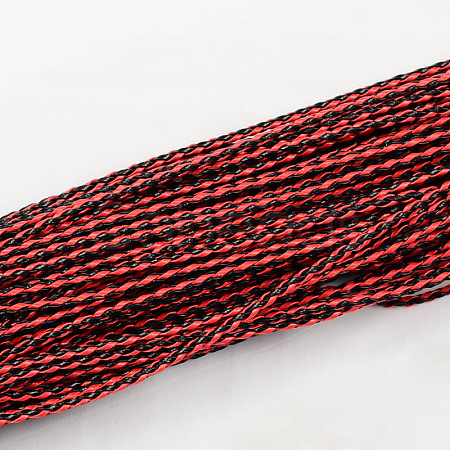 Braided Imitation Leather Cords LC-S005-061-1