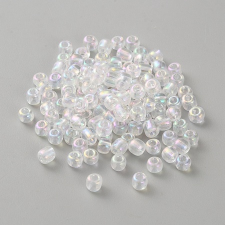 Transparent Glass Seed Beads GLAA-WH0032-34I-1