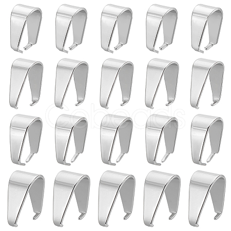 304 Stainless Steel Snap On Bails STAS-PH0019-88-1