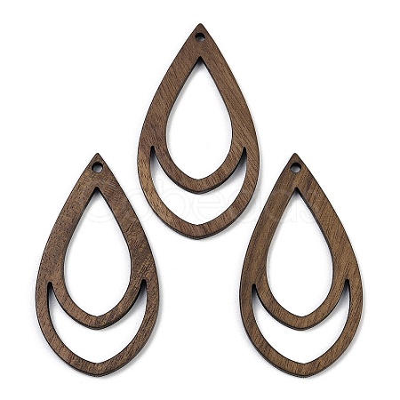 Walnut Wood Pendants WOOD-A025-04F-1