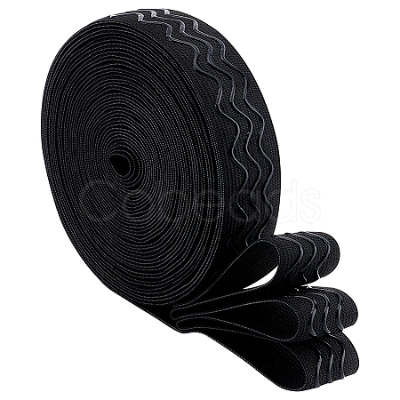 10 Yards Polyester Non Slip Knitted Elastic Cord SRIB-BC0001-26-1