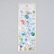 Epoxy Resin Sticker, for Scrapbooking, Travel Diary Craft, Planet Pattern, 0.5~3x0.5~2.1cm