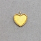 Acrylic Pendants, with Light Gold Plated Alloy Findings, Heart, Champagne Yellow, 18x16x2.5mm, Hole: 2mm