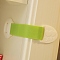 ABS Baby Proofing Child Safety Locks, with Webbing, No Screws, Drawer Clasp, Lime, 210x50mm