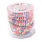 Cupcake Wrappers, DIY Baking Tool, Flower Pattern, 67.5x29.5mm, about 95~100pcs/box