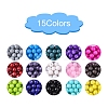 Baking Paint Glass Beads DGLA-Q026-02-2