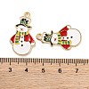 Christmas Theme Rack Plating Alloy Pendants LS-FIND-M020-04G-07-3