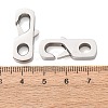 304 Stainless Steel Lobster Claw Clasps STAS-A151-03P-2