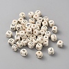 Printed Wooden Beads WOOD-WH0050-050-1