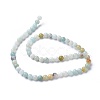 Natural Flower Amazonite Round Bead Strands X-G-D608-6mm-2