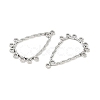 Tibetan Style Alloy Chandelier Components Links AL-CBA612E-01AS-2