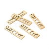 201 Stainless Steel Pendants STAS-S105-LA393-2-1