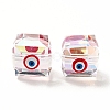 Transparent Glass Beads GLAA-F121-15-2